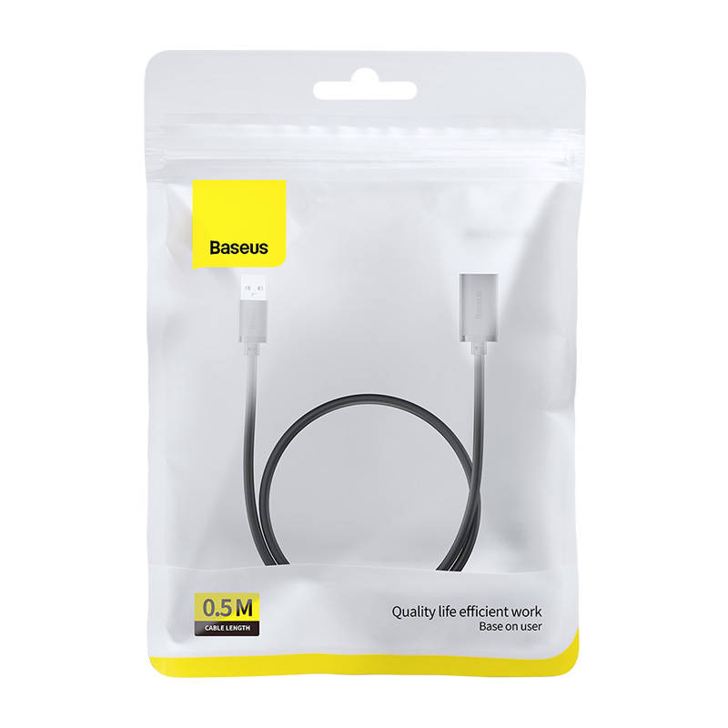 Podaljšek USB 3.0 Baseus AirJoy Series, 0.5m, Črn B00631103111-01