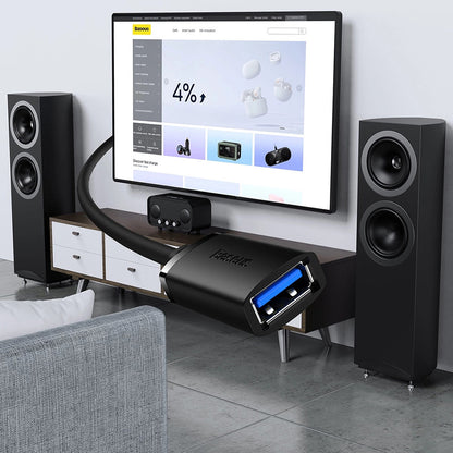 Podaljšek USB 3.0 Baseus AirJoy, 3m, črn B00631103111-04