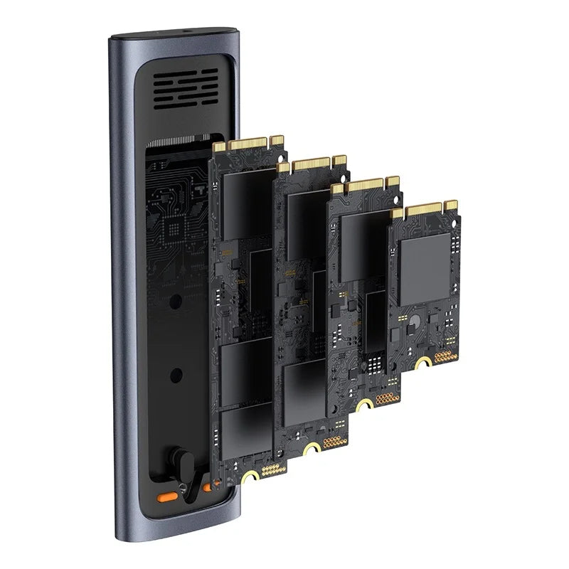 Rack Baseus FlyJoy Series za SSD SATA M.2 NVMe, Siv B00760600811-02