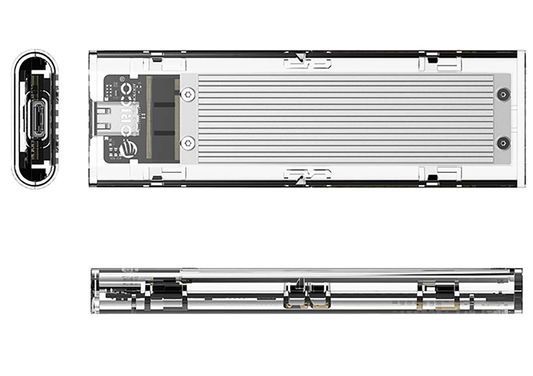 Orico TCM2-C3 ohišje za SSD M.2 NVMe, sivo