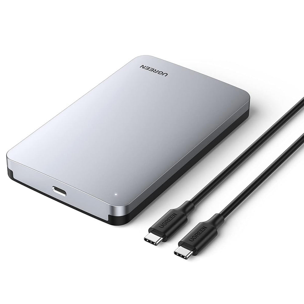 Nosilec UGREEN CM300 (70499) za HDD / SSD SATA 2,5 palca, USB-C, siv