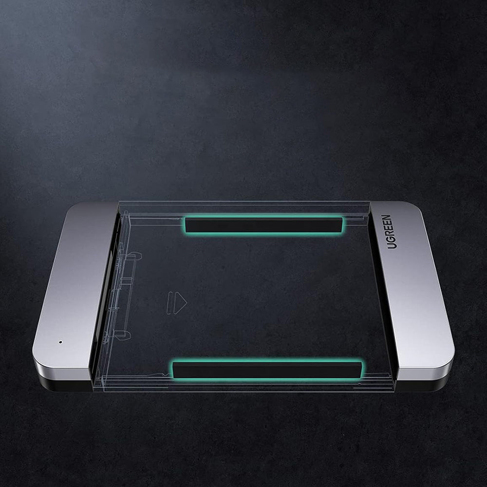 Nosilec UGREEN CM300 (70499) za HDD / SSD SATA 2,5 palca, USB-C, siv