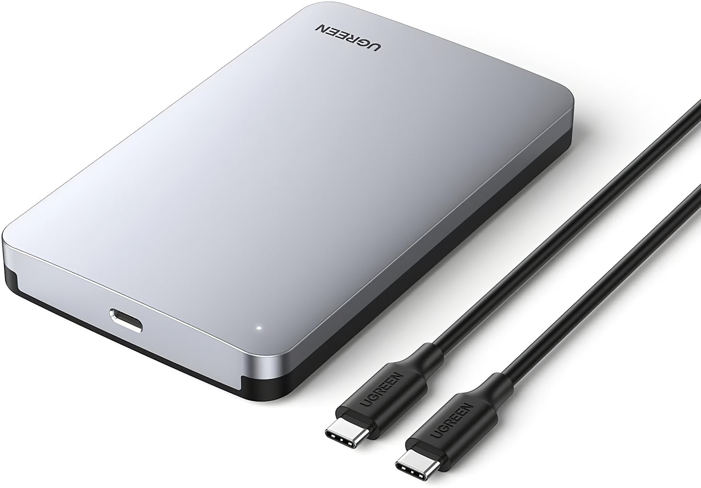 Stojalo UGREEN CM300 za trdi disk / SSD SATA 2,5 palca, USB 3.1, sivo 