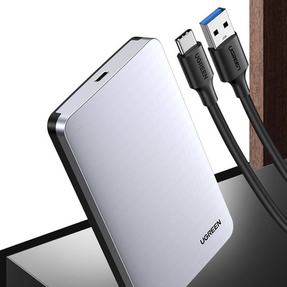 Nosilec UGREEN CM300 za HDD / SSD SATA 2.5inch, USB 3.1, Siv