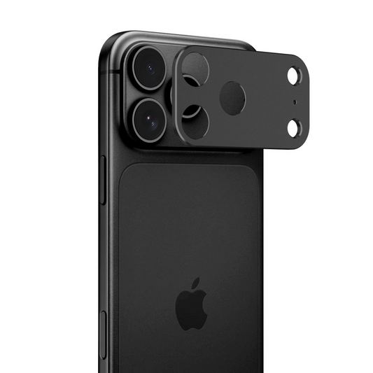 Zaščitni okvir za zadnjo kamero Tech-Protect Camalloy Fit+ za Apple iPhone 18 Pro, aluminij, črna