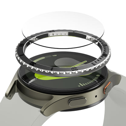 Okvir za zaščito Ringke Premium Styling za Samsung Galaxy Watch7 40mm, Model 3, Črn