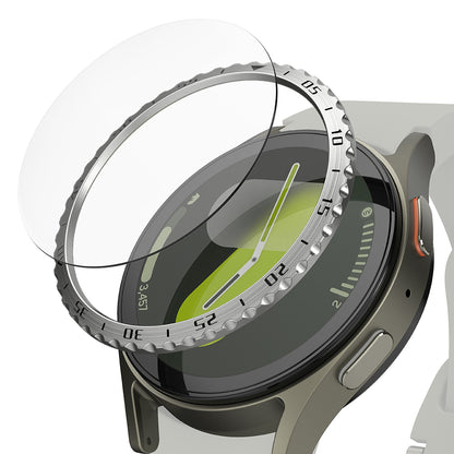 Okvir za zaščito Ringke Styling za Samsung Galaxy Watch7 40mm, Model 5, Srebrn