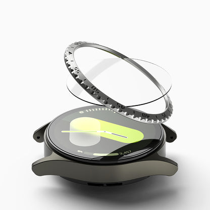 Okvir za zaščito Ringke Styling za Samsung Galaxy Watch7 40mm, Model 5, Srebrn