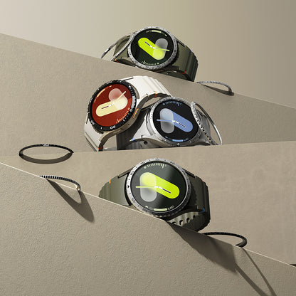 Okvir za zaščito Ringke Styling za Samsung Galaxy Watch7 40mm, Model 5, Srebrn