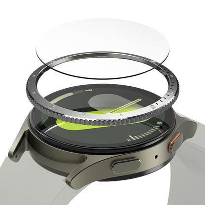 Okvir za zaščito Ringke Styling za Samsung Galaxy Watch7 40mm, Model 7, Srebrn