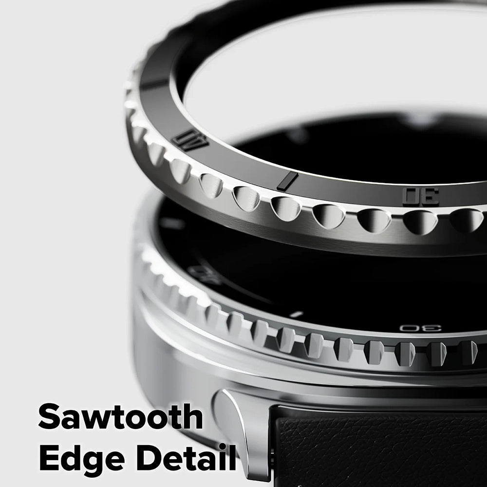 Okvir za zaščito Ringke Premium Styling za Samsung Galaxy Watch8 Classic, črn