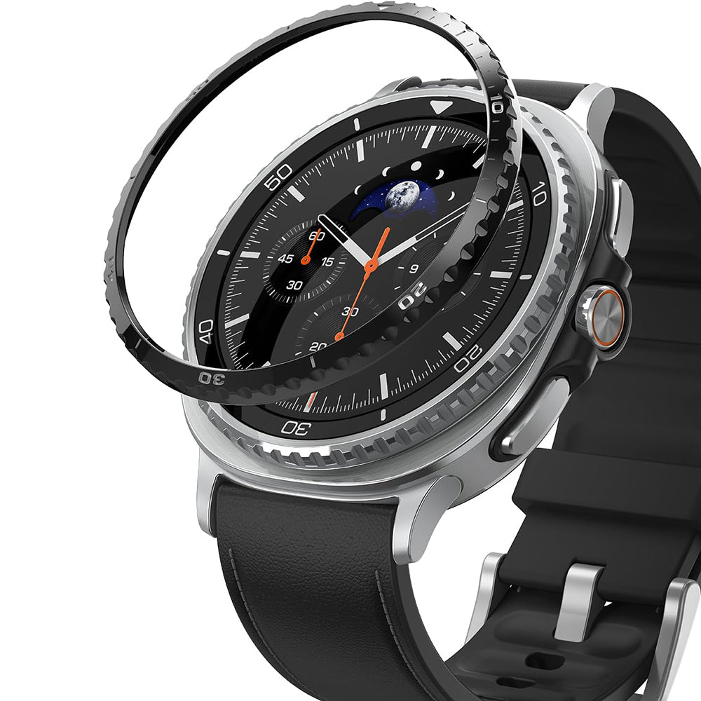 Okvir za zaščito Ringke Inner Styling za Samsung Galaxy Watch8 Classic, črn