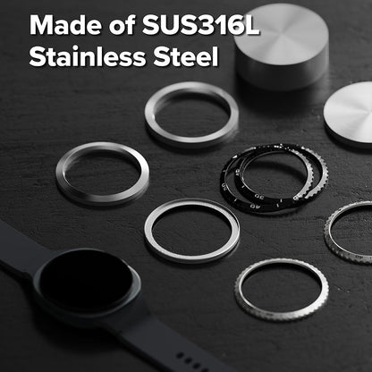 Okvir za zaščito Ringke Inner Styling za Samsung Galaxy Watch8 Classic, črn