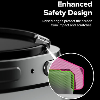 Okvir za zaščito Ringke Inner Styling za Samsung Galaxy Watch8 Classic, črn