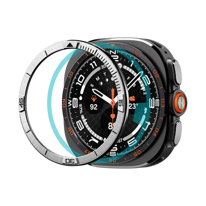 Spigen Tune Pilot Protective Frame for Samsung Galaxy Watch Ultra2, Silver ACS11616