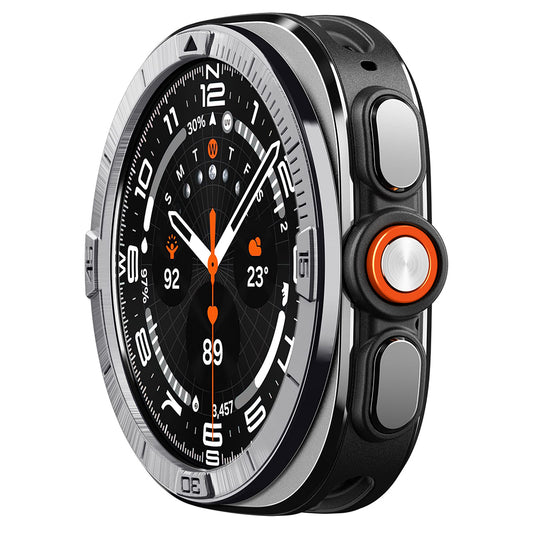Zaščitni okvir Spigen Tune Pilot za Samsung Galaxy Watch Ultra2, srebrn ACS11616