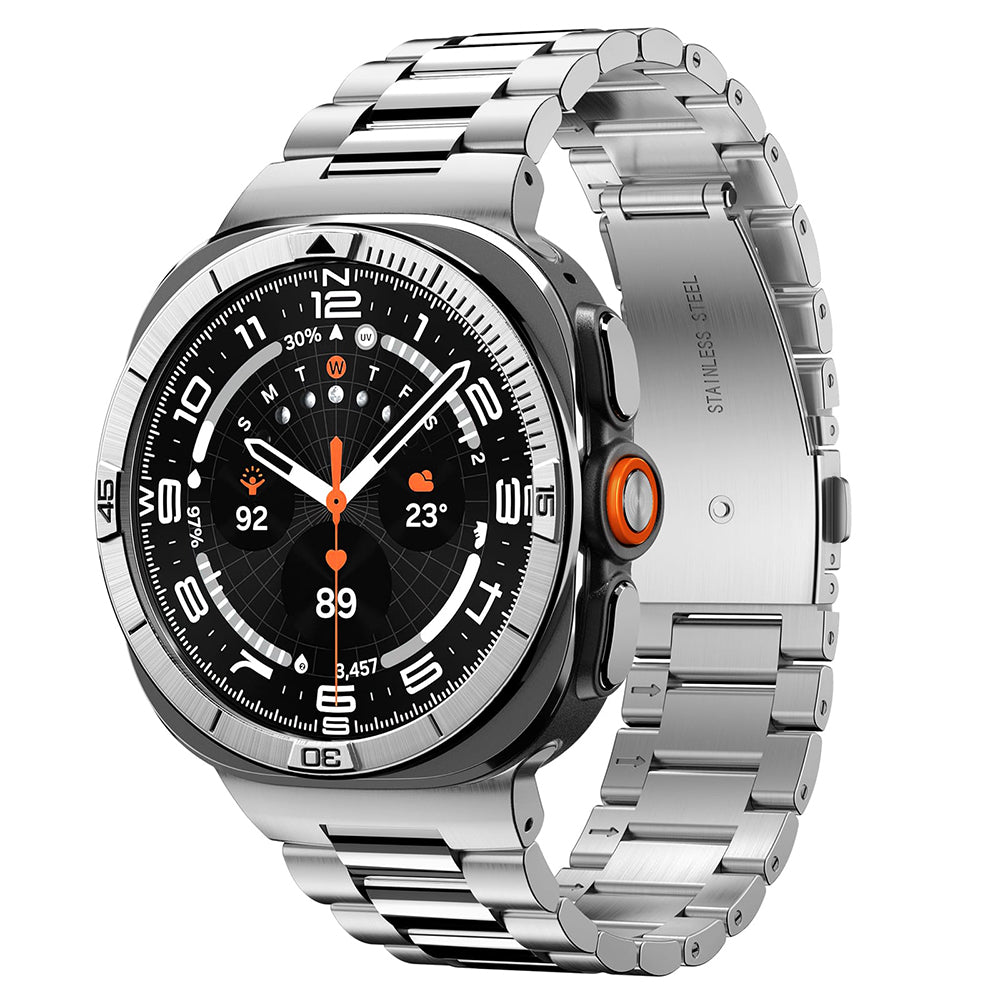 Spigen Tune Pilot Protective Frame for Samsung Galaxy Watch Ultra2, Silver ACS11616