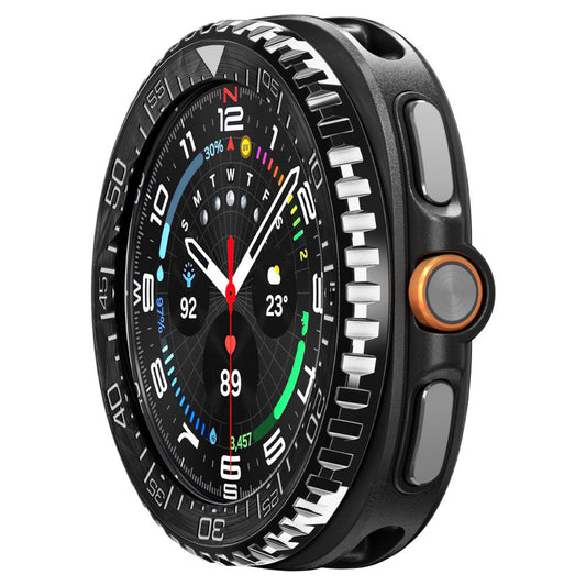 Okvir za zaščito Spigen Tune Pro Diver za Samsung Galaxy Watch8 Classic, črn.