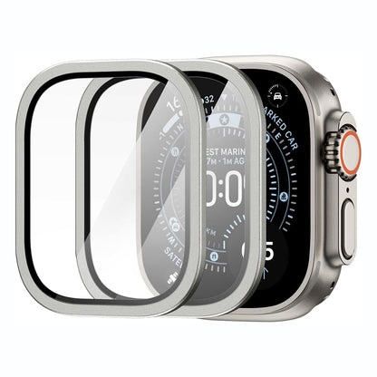 Zaščitni okvir Spigen Tune with Glass za Apple Watch Ultra Series, srebrn ACS11595