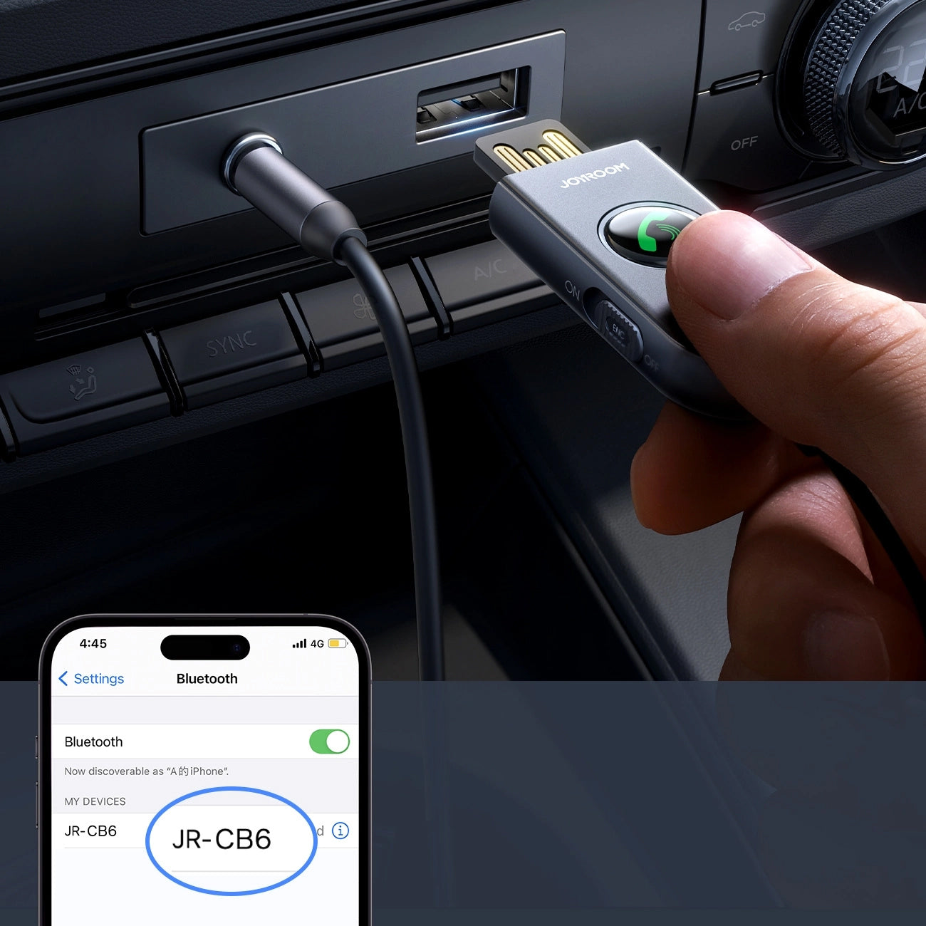 Bluetooth sprejemnik Joyroom JR-CB6