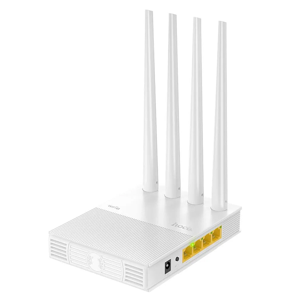 Brezžični usmerjevalnik HOCO HI31, Dual Band, Wi-Fi 5, Bel