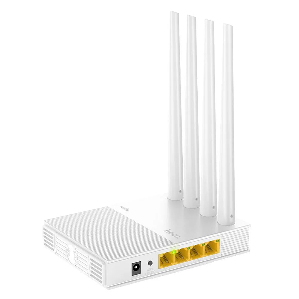 Brezžični usmerjevalnik HOCO HI31, Dual Band, Wi-Fi 5, Bel