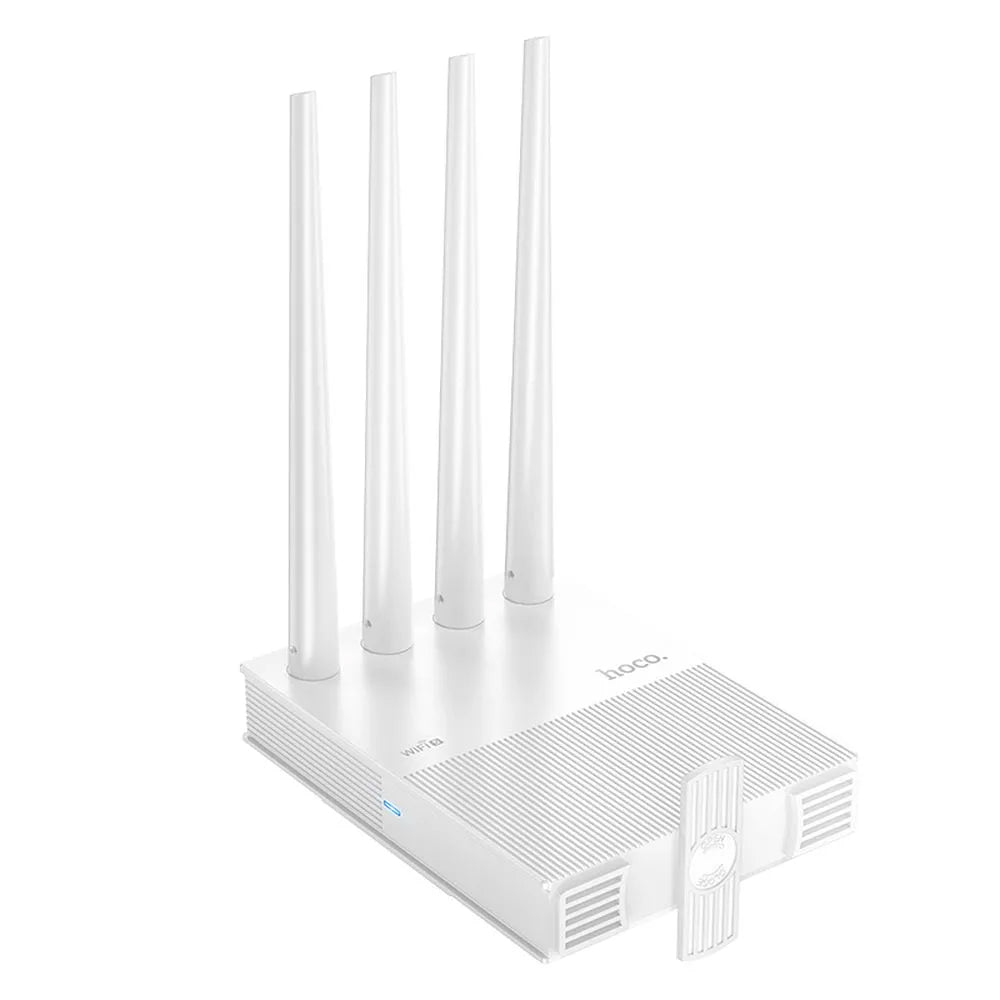 Brezžični usmerjevalnik HOCO HI31, Dual Band, Wi-Fi 5, Bel