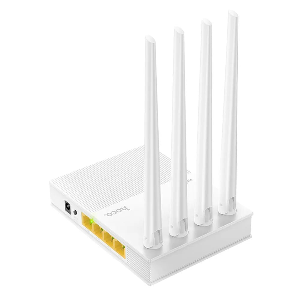 Brezžični usmerjevalnik HOCO HI31, Dual Band, Wi-Fi 5, Bel