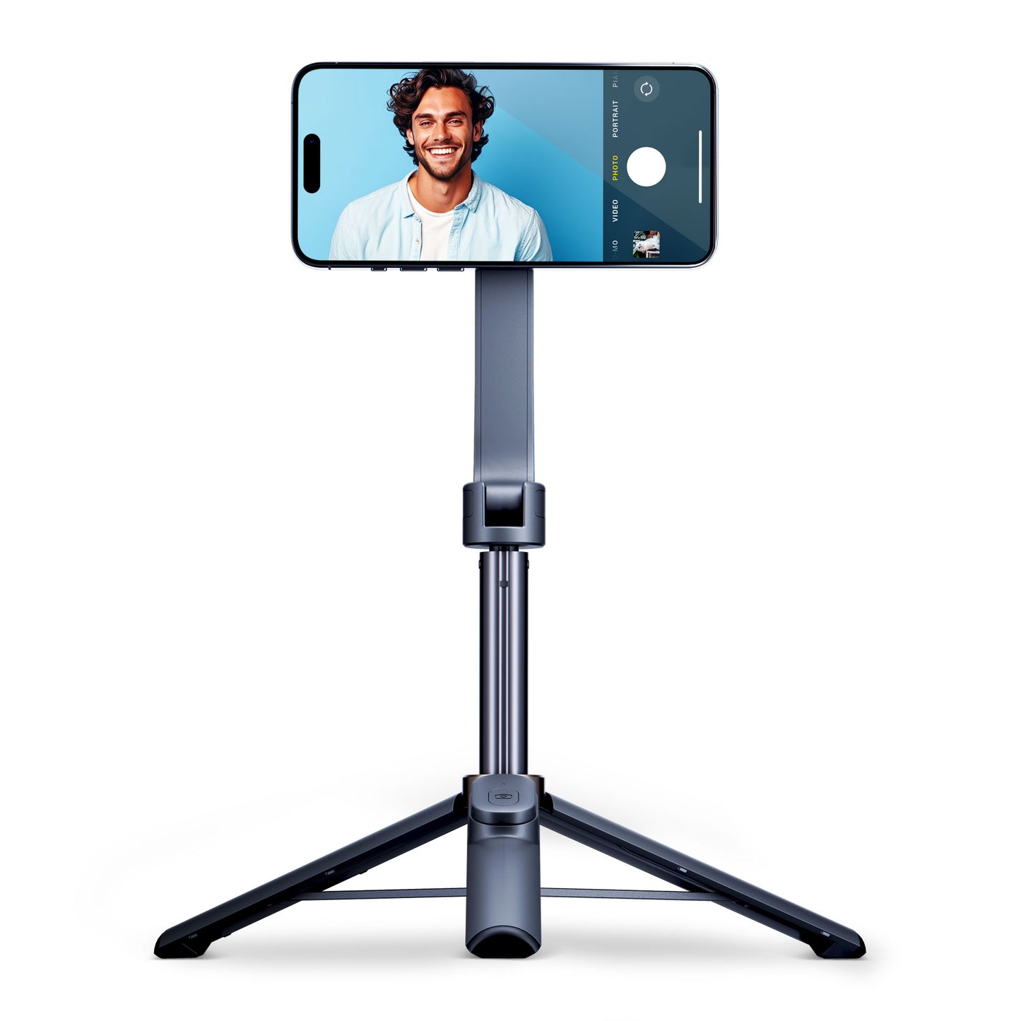 Selfie Stick Bluetooth 3MK Hardy MagSelfie, Univerzalen, Črn