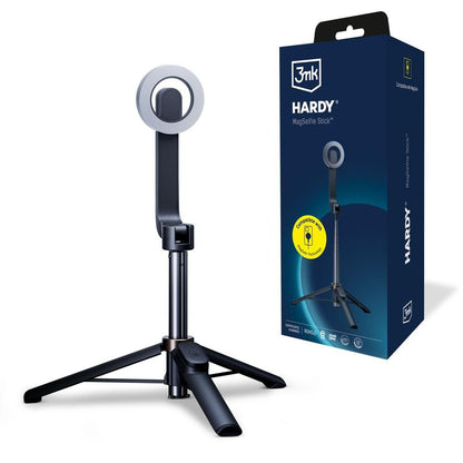 Selfie Stick Bluetooth 3MK Hardy MagSelfie, Univerzalen, Črn