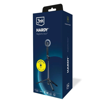 Selfie Stick Bluetooth 3MK Hardy MagSelfie, Univerzalen, Črn