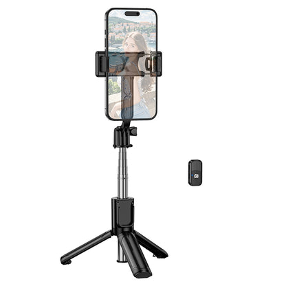 Selfie palica Bluetooth Borofone BY14 Graceful, 4,5-palčni - 7-palčni, Črna