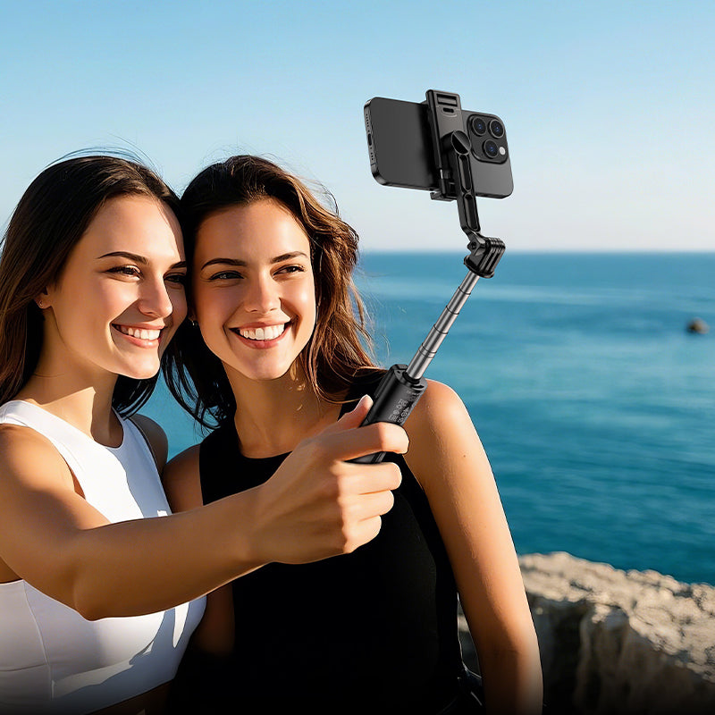 Selfie palica Bluetooth Borofone BY14 Graceful, 4,5-palčni - 7-palčni, Črna