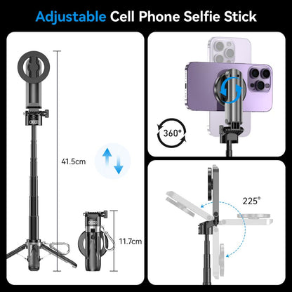 Selfie Stick Bluetooth XO Design SS22, Univerzalen, Črn