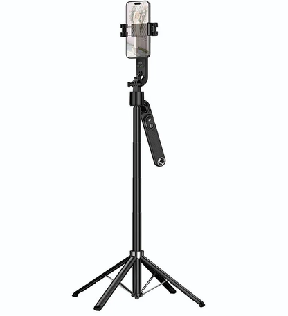 Selfie Stick Bluetooth HOCO K32 za sledenje obraza, 4,5 inča - 7 inčev, črn