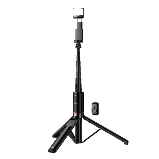 Bluetooth Selfie Palica HOCO K34, 4,5palca - 7palca, Črna
