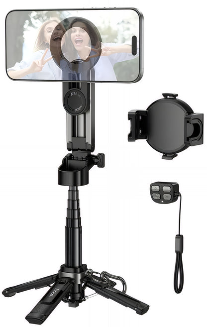 Selfie Stick Bluetooth HOCO K27 Pro, Univerzalen, Črn