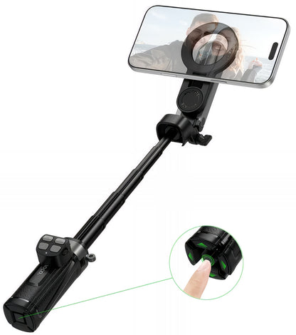 Selfie Stick Bluetooth HOCO K27 Pro, Univerzalen, Črn