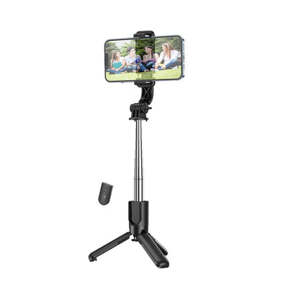 Selfie Stick Bluetooth HOCO K17, Univerzalen, Črn