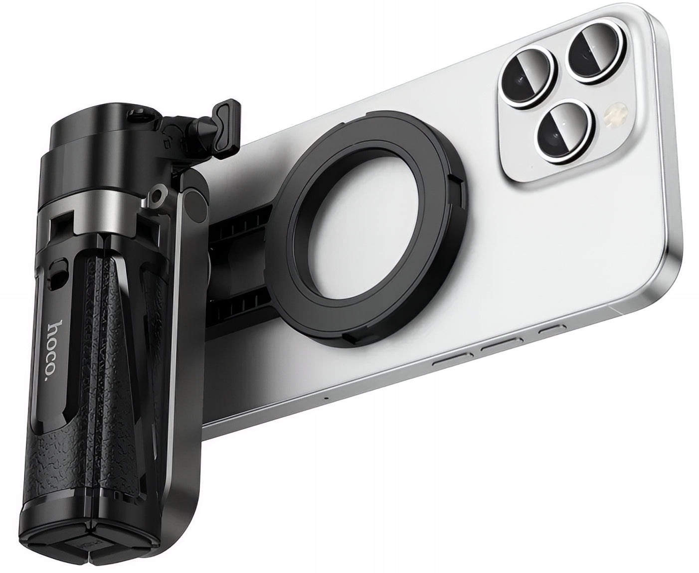 Selfie Stick Bluetooth HOCO K27 Pro, Univerzalen, Črn