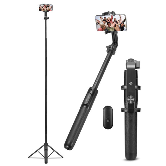 Selfie Stick Bluetooth Spigen S560W, Univerzalen, Črn