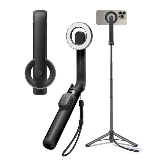 Selfie Stick Bluetooth Spigen S571W, Univerzalen, Črn