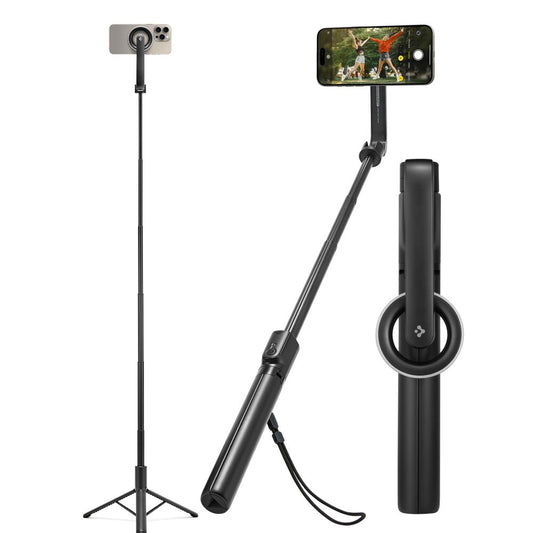 Selfie Stick Bluetooth Spigen S580W, Univerzalen, Črn