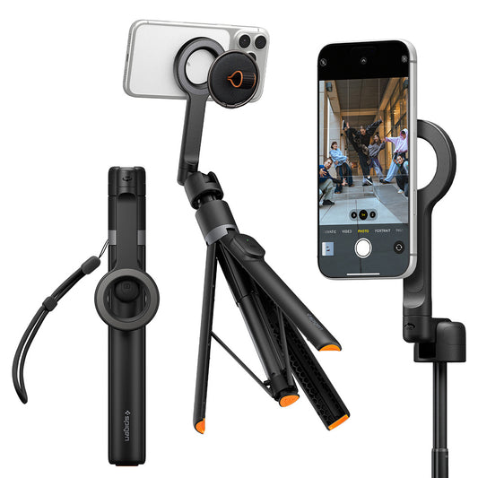 Selfie palica Bluetooth Spigen S582W, univerzalna, črna AMP11372