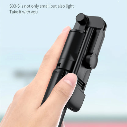 Selfie Stick Bluetooth Techsuit S03-S, Univerzalen, Črn