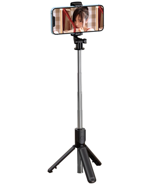 Selfie Stick Bluetooth XO Design SS09, Univerzalen, Črn