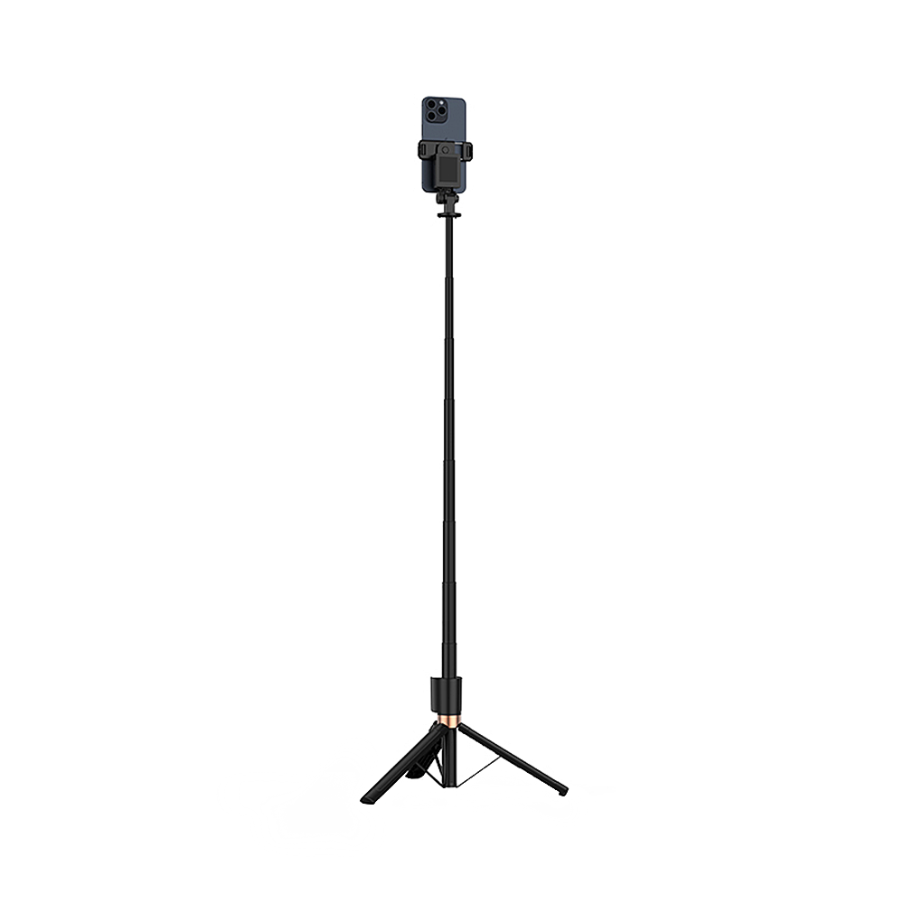 Selfie Stick Bluetooth XO Design SS23 Dual Lights, Univerzalen, Črn