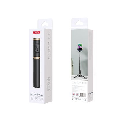 Selfie Stick Bluetooth XO Design SS14, Univerzalen, Črn
