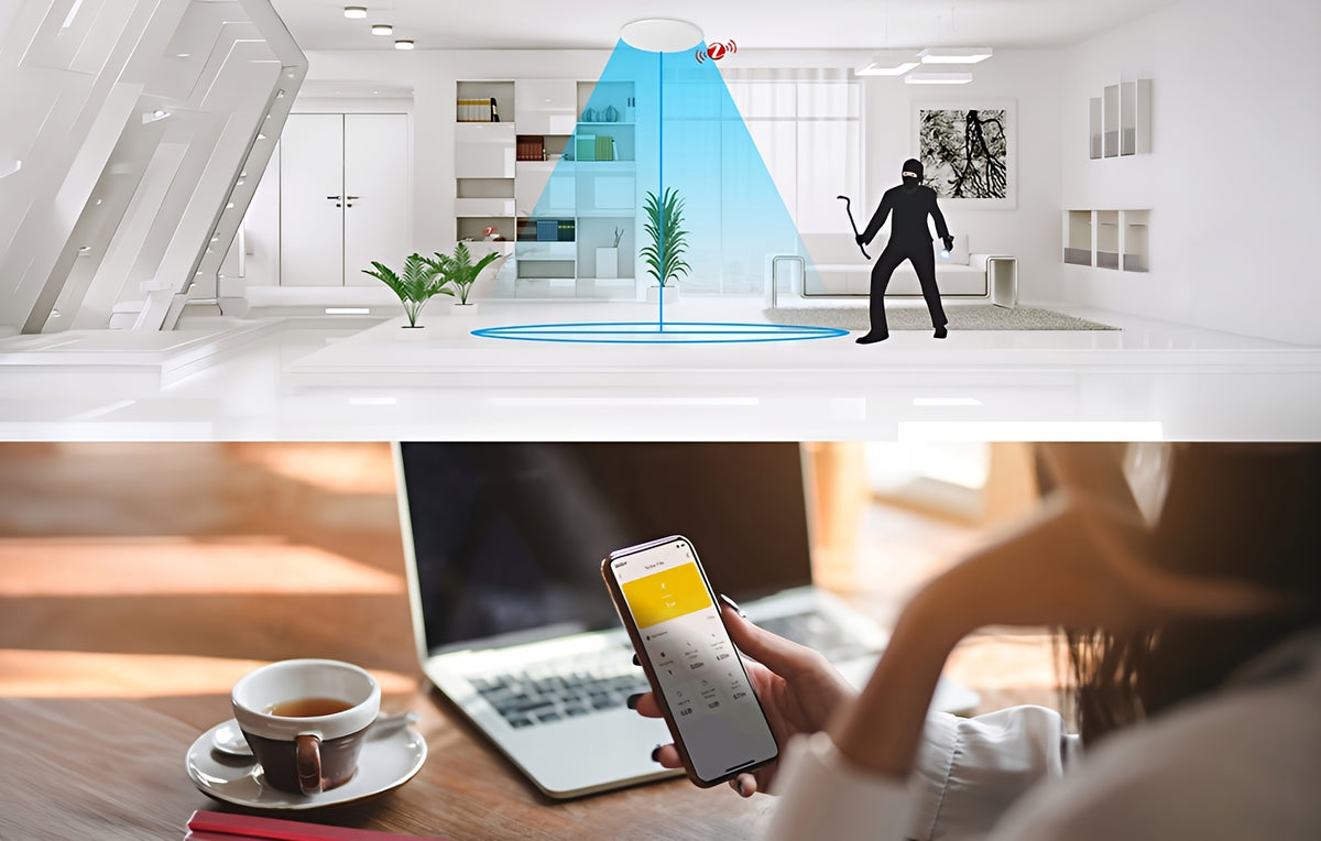Senzor prisotnosti Moes ZSS-QY-HP, ZigBee