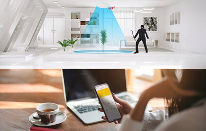 Senzor prisotnosti Moes ZSS-QY-HP, ZigBee